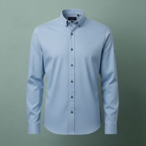 Camisa de Vestir Celeste