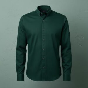 Camisa de Vestir Verde